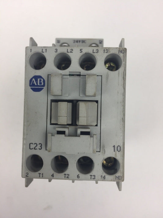 ALLEN BRADLEY 100-C23Z*10 CONTACTOR SER B 600VAC 30A COIL 24VDC