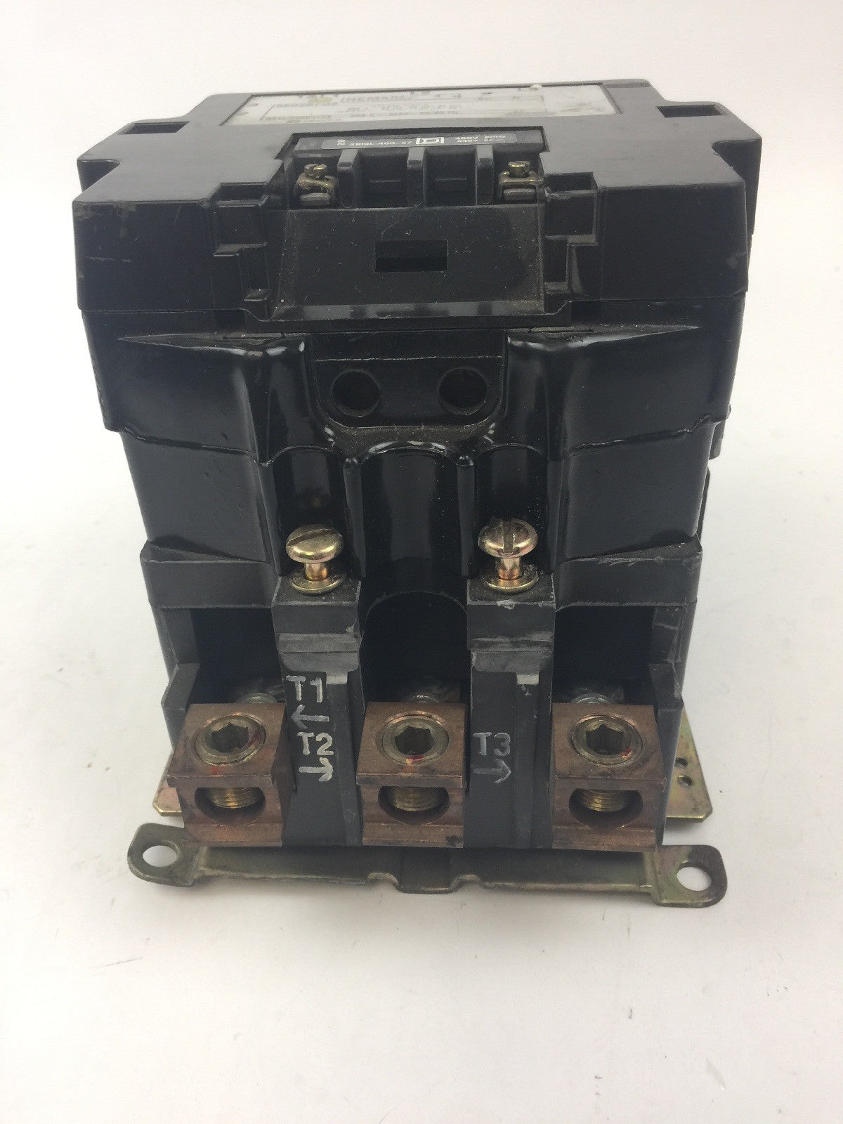 SQUARE D 8502SF02 SIZE 4 CONTACTOR 600V 50/60HZ 31091-400-57 COIL 480V 60HZ