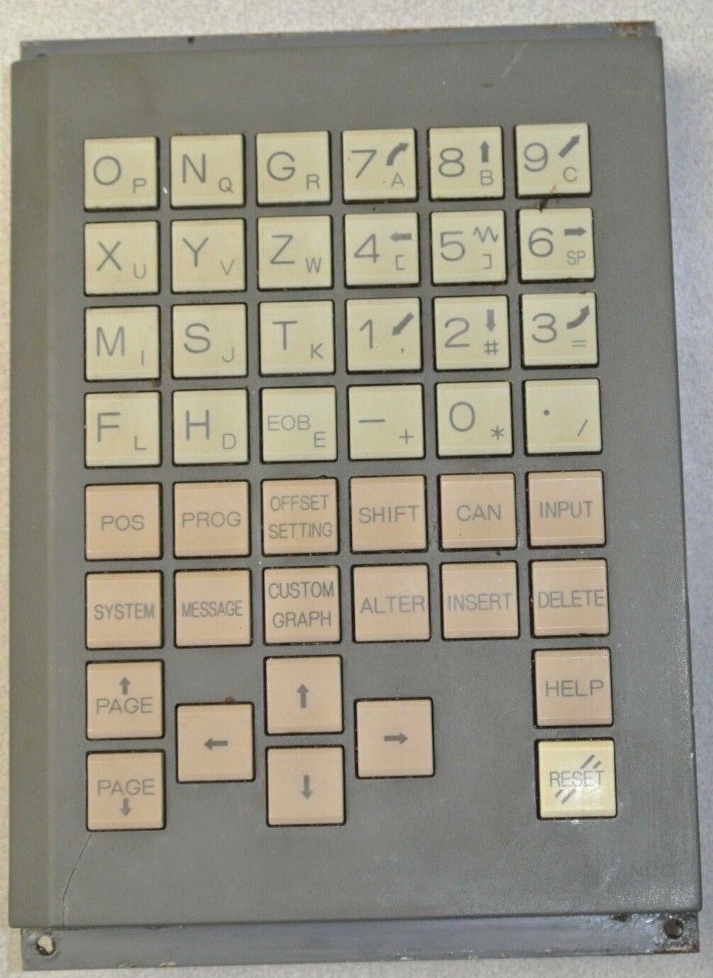 FANUC A02B-0236-C120/MBR / MDI UNIT / OPERATOR INTERFACE PANEL / KEYPAD