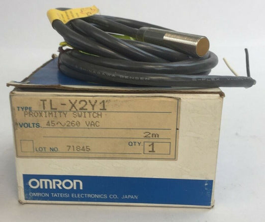OMRON TL-X2Y1 PROXIMITY SWITCH 45-260VAC 200mA