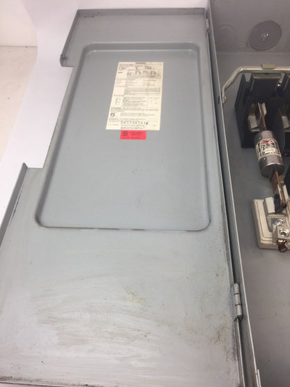 SIEMENS F354 VACU-BREAK SWITCH WITH CLAMPMATIC CONTACTS 200 AMP 600 VAC