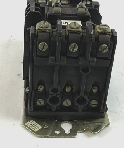 ALLEN BRADLEY 509-BOD-9 STARTER SIZE1 SER.B CB236COIL 595A AUX 10HP W40 HEATER