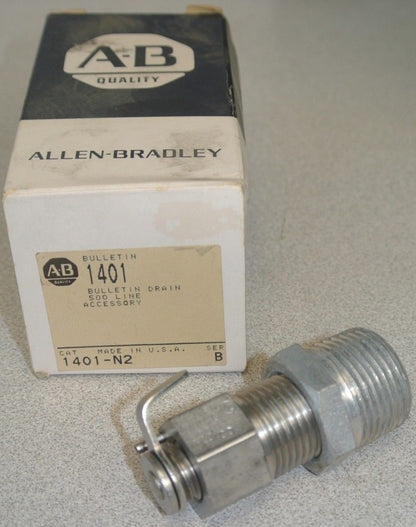 ALLEN-BRADLEY 1401-N2 / BULLETIN 500-LINE DRAIN / NEW SURPLUS