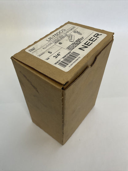 NEER LR-75DCG ALL-IN-ONE CONDUIT BODY, COVER & GASKET (BOX OF 5)