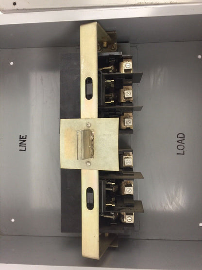 WESTINGHOUSE SDS-6030 30 MAX AMP MAX VOLT 600 AC 250 DC DISCONNECT SWITCH 6 POLE