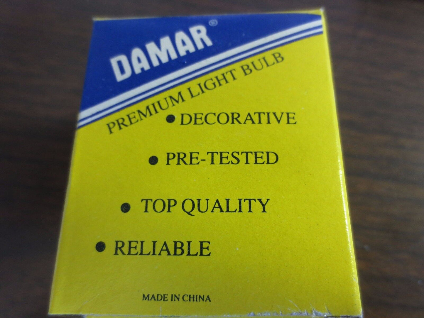 DAMAR 1680C PREMIUM LIGHT BULB - CLEAR - 60W, 130V - 60G16-1/2 - NEW SURPLUS