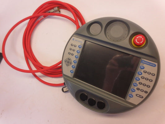ALLEN-BRADLEY MOBILEVIEW MT750 MACHINE TERMINAL w/ 5-METER CABLE - 2727-M7P20D1.