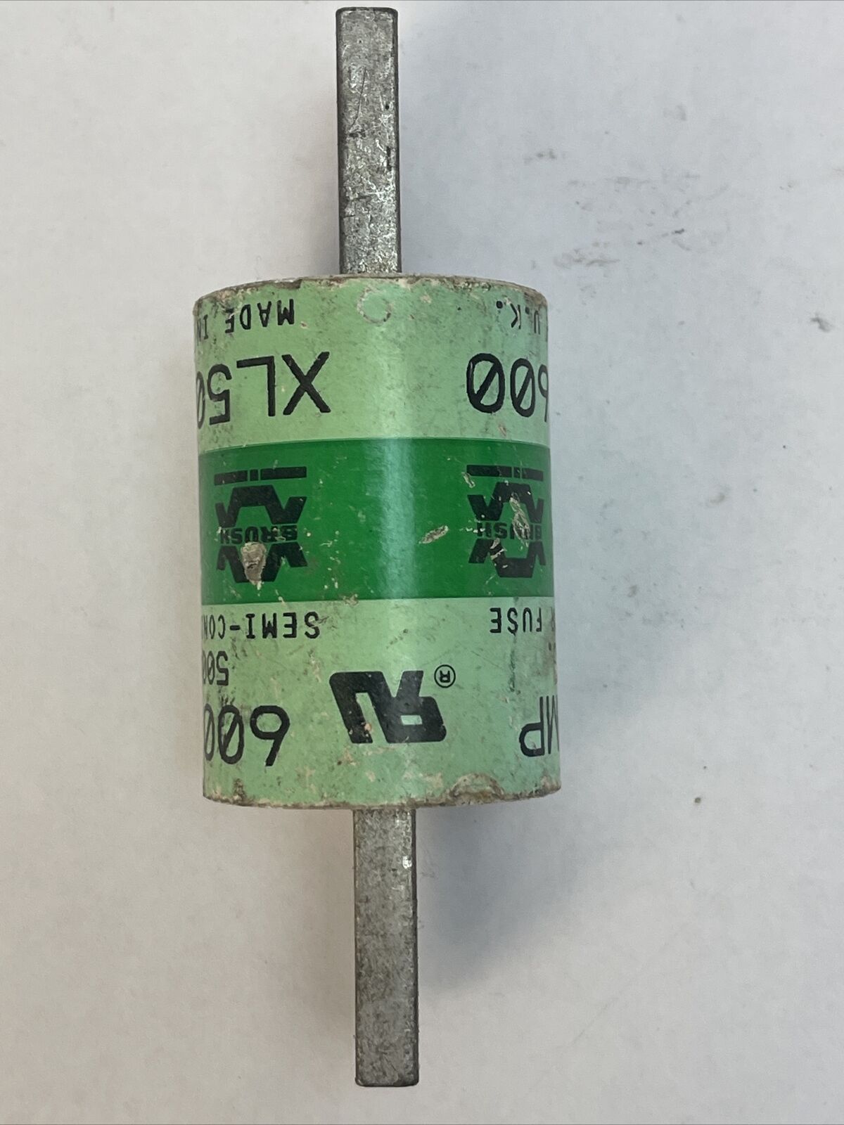 BRUSH XL50F600 SEMI-CONDUCTOR FUSE 600AMP 500VAC