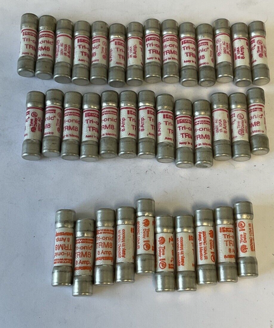 FERRAZ SHAWMUT TRM8 8A FUSE 250VAC ***LOTOF37***