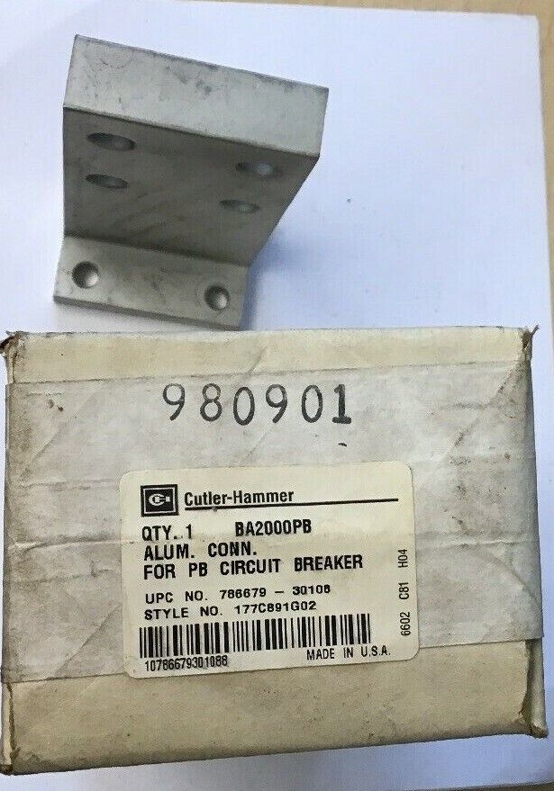 CUTLER HAMMER BA2000PB ALUM. CONNECTION FOR PB CIRCUIT BREAKER