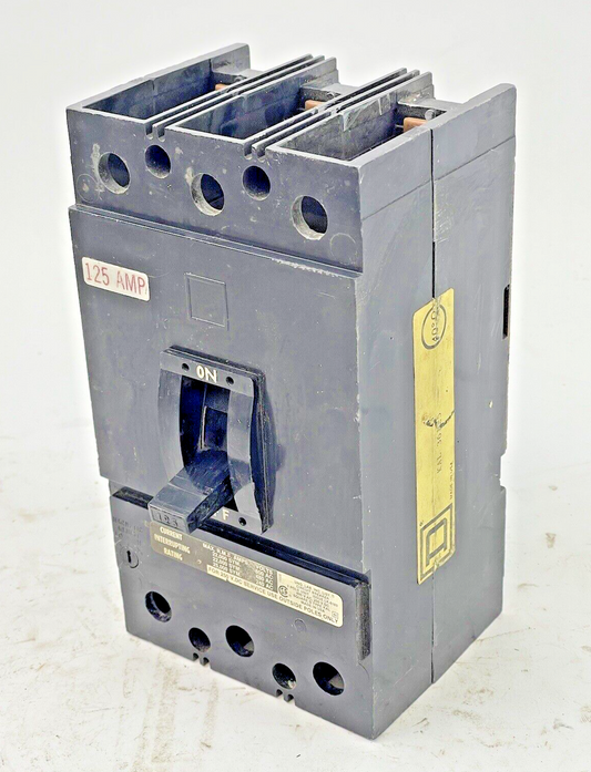 SQUARE D - KAL-36125 - CIRCUIT BREAKER - 125 AMP, 3 POLE, 600 VAC