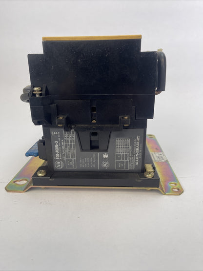 ALLEN BRADLEY 104-A60ND3 REVERSING CONTACTOR SER C 60AMP 600VAC 3PHASE 50HP