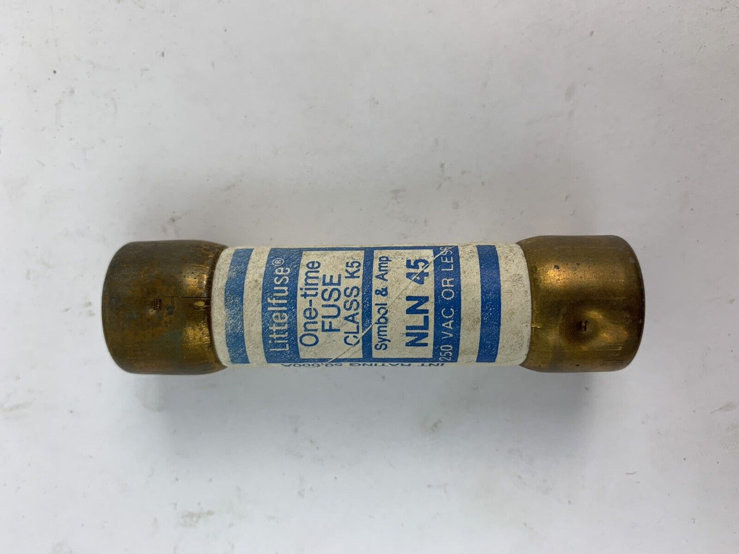 Littlelfuse One-Time NLN45 45A 250V Fuse "Lot of 16"