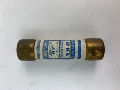 Littlelfuse One-Time NLN45 45A 250V Fuse "Lot of 16"
