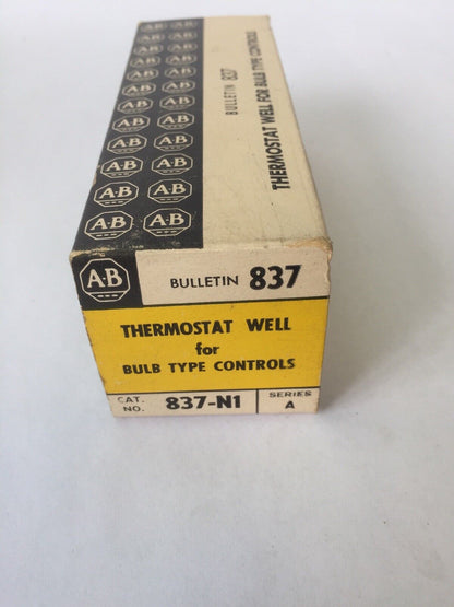 ALLEN BRADLEY 837-A7J TEMPERATURE SWITCH 200-360 F NEMA 4-13