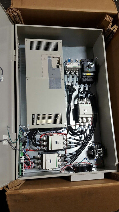 YASKAWA Z1000 CIMR-ZU4A0124AAA 3R DRIVE INVERTER 50/60HZ 400V 124A 3PH BYPASS