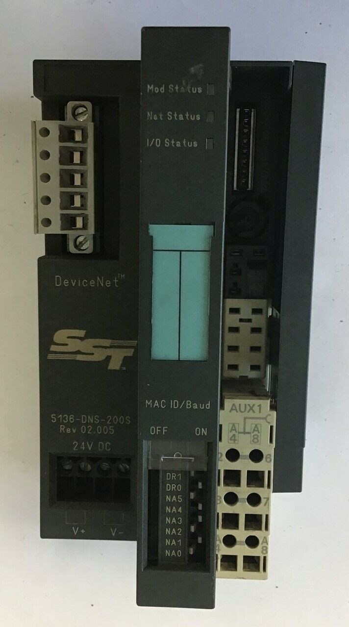 SIEMENS 5136-DNS-200S DEVICENET ADAPTER 24VDC W/TM-P15C23-A0 TERMINAL MODULE