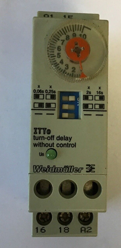 WEIDMULLER ITTo TURN-OFF DELAY WITHOUT CONTROL 240VAC 50-60HZ