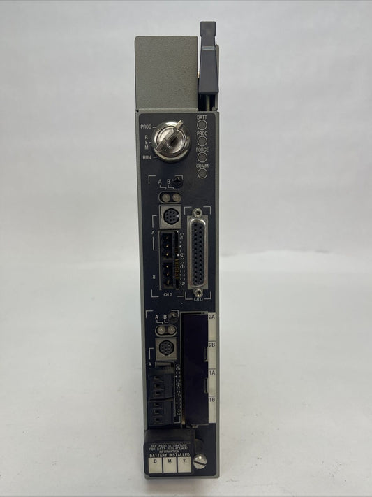 ALLEN BRADLEY 1785-L80B/E PLC-5/80 PROCESSOR MODULE REV L01 SER E F/W REV D.1