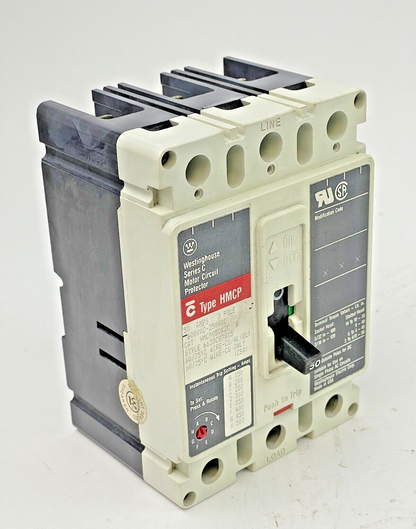 WESTINGHOUSE - HMCP050K2C B -SER. C- MOTOR CIRCUIT PROTECTOR - 50A/3POLE/600VAC