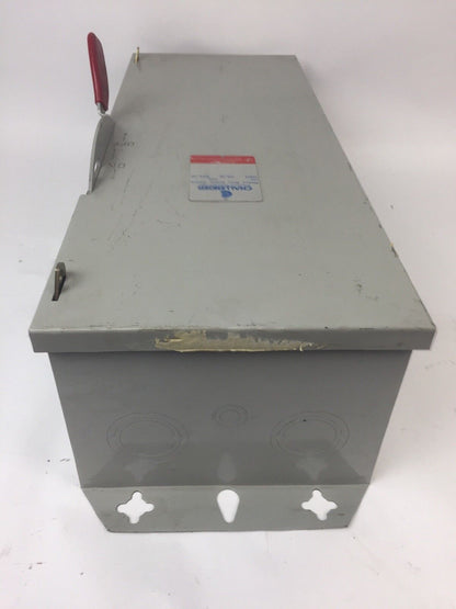CHALLENGER HD363NFC HD SAFETY SWITCH 600VAC/DC 100AMP 75HP TYPE 1 ENCLOSURE