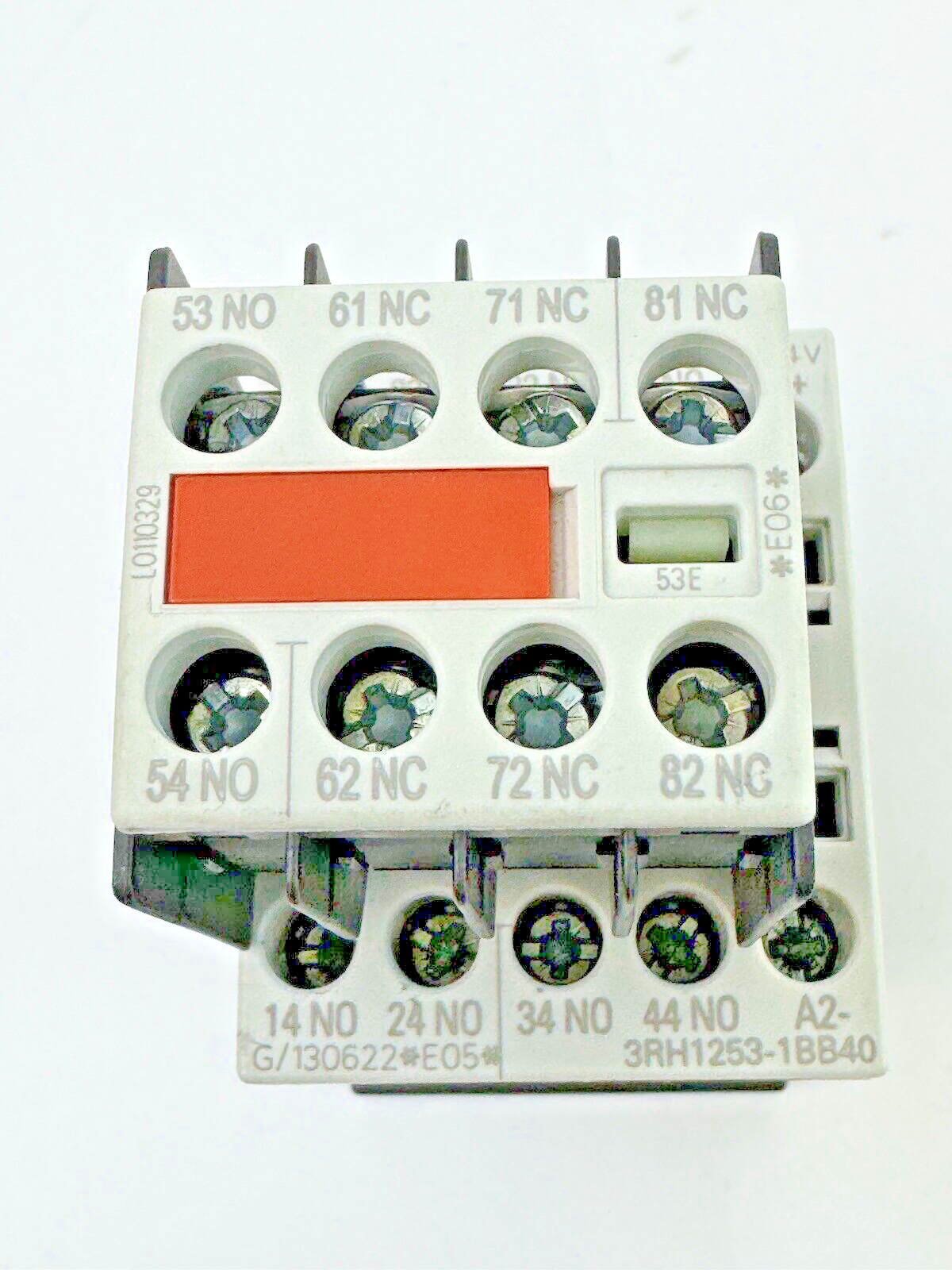 SIEMENS - 3RH1253-1BB40 - CONTACTOR & SIEMENS - 3RH1911-1GA13-3AA1 - AUX. BLOCK