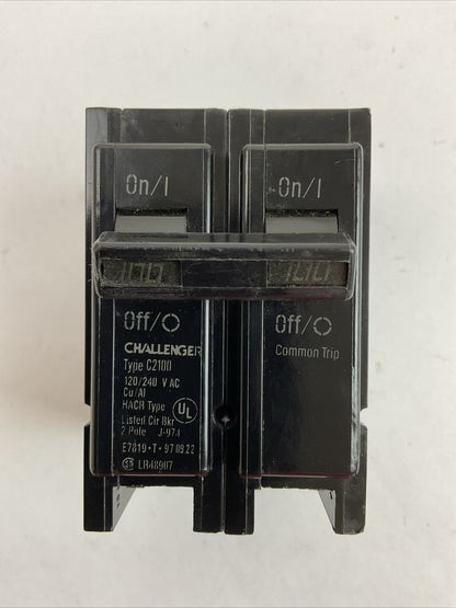 CHALLENGER C2100 CIRCUIT BREAKER 2POLE 100AMP 120/240VAC