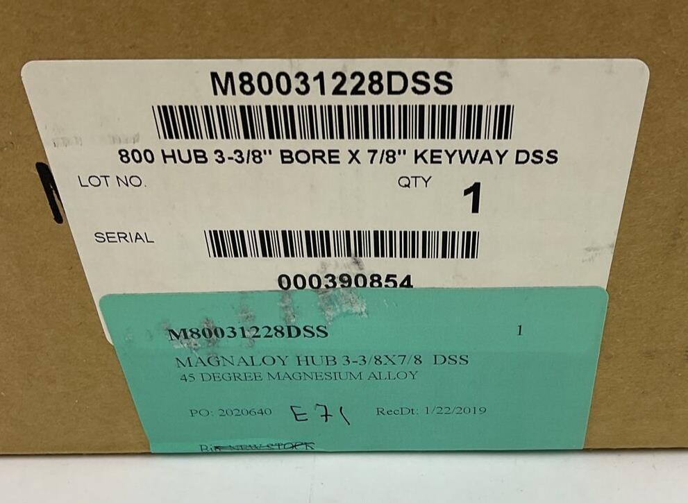 MAGNALOY M80031228DSS HUB 3-3/8" BORE X 7/8" DSS KEYWAY DSS