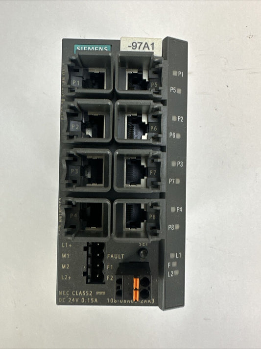 SIEMENS 1P 6GK5108-0BA00-2AA3 SIMATIC NET INDUSTRIAL ETHERNET SWITCH