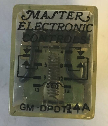 MASTER ELECTRONICS GM-DPDT-24A RELAY 24VAC***LOTOF2***