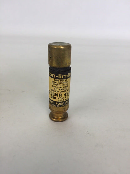 ECONOMY LENR 4-1/2 ECON-LIMITER CLASS RK5 FUSE 250VAC 4-1/2AMP (BOX OF 10)