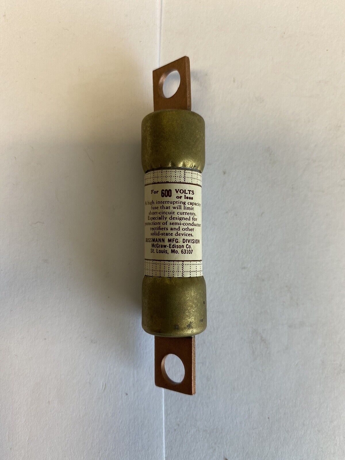 Bussmann Tron KAC8 8A 600V Rectifier Fuse