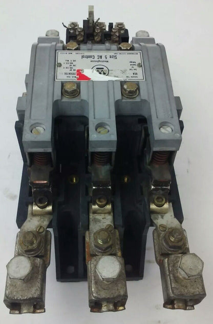 WESTINGHOUSE GCA530 AC CONTACTOR, 200/230V@100HP, 460/575V@200HP, 120V COIL,USED