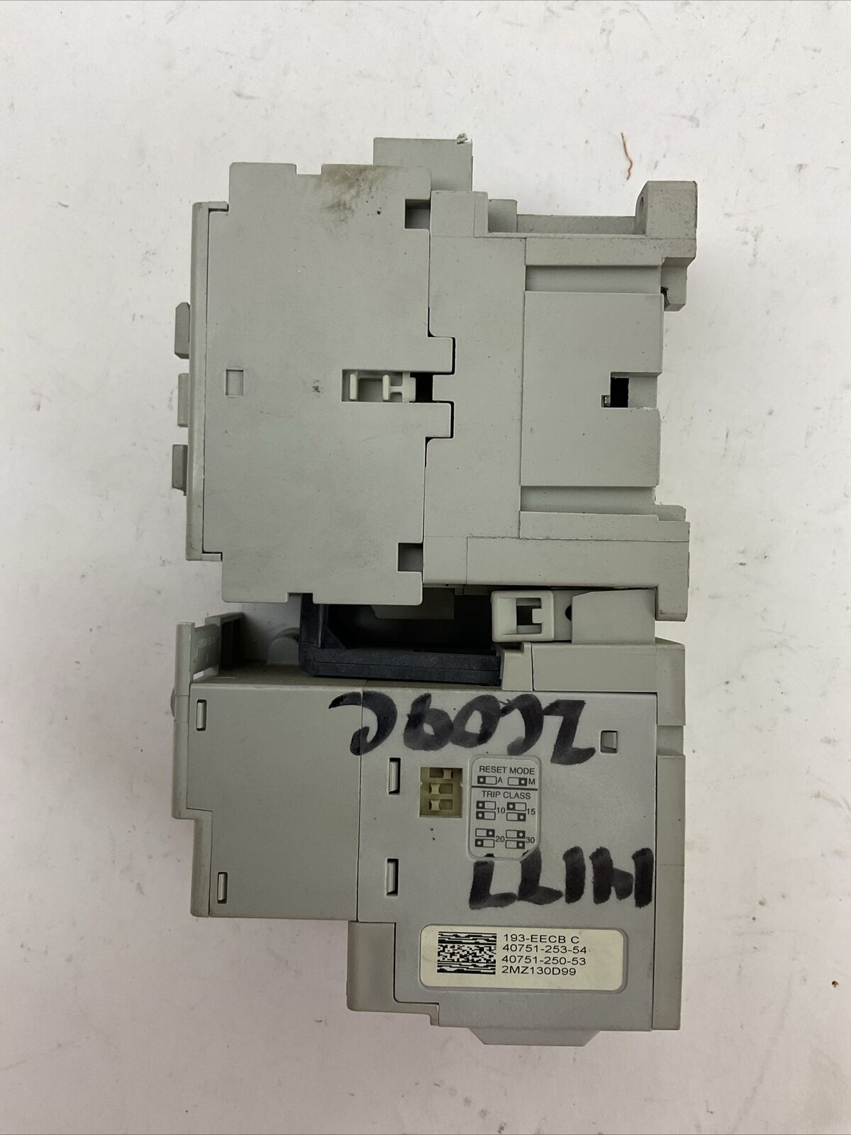ALLEN BRADLEY STARTER (100-C16*10 SER B COIL 120V + 193-EECB SER C 1.0-5.0A)