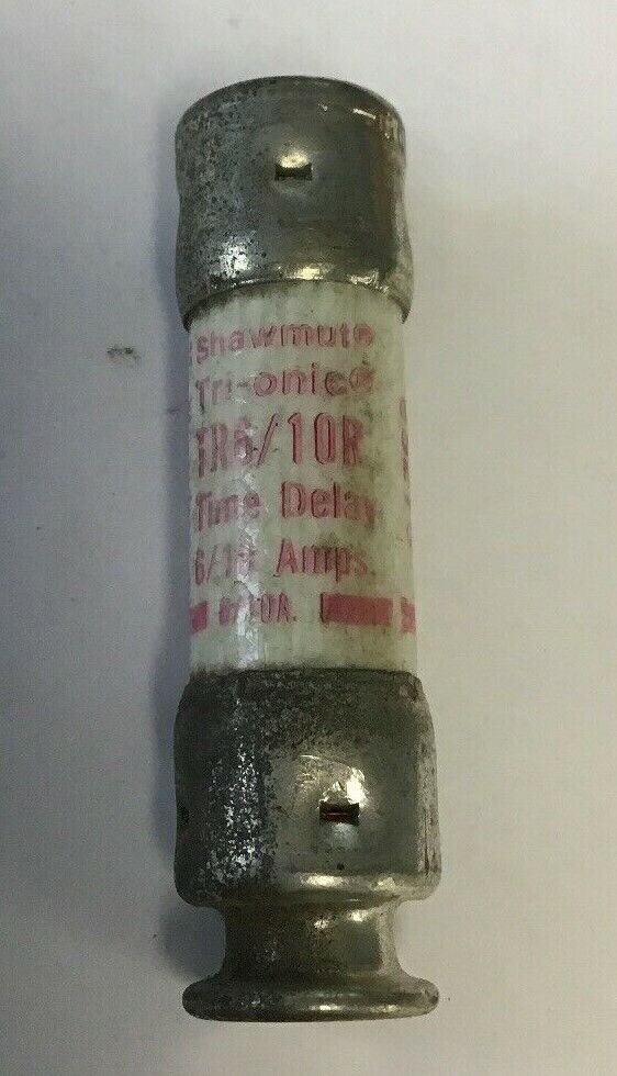 GOULD TRIONIC TR6/10R TIME DELAY FUSE 6/10AMPS 250VAC CLASS RK5***LOTOF6***