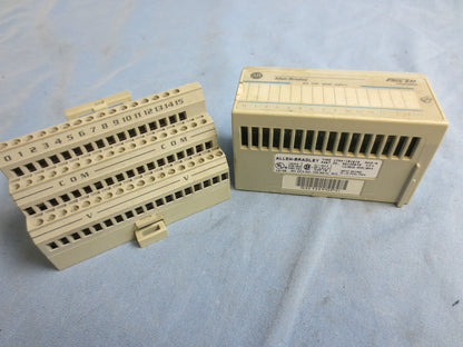 ALLEN-BRADLEY 1794-TB3/A FLEXBUS TERMINAL BLOCK & 1794-IB16/A I/O INPUT MODULE
