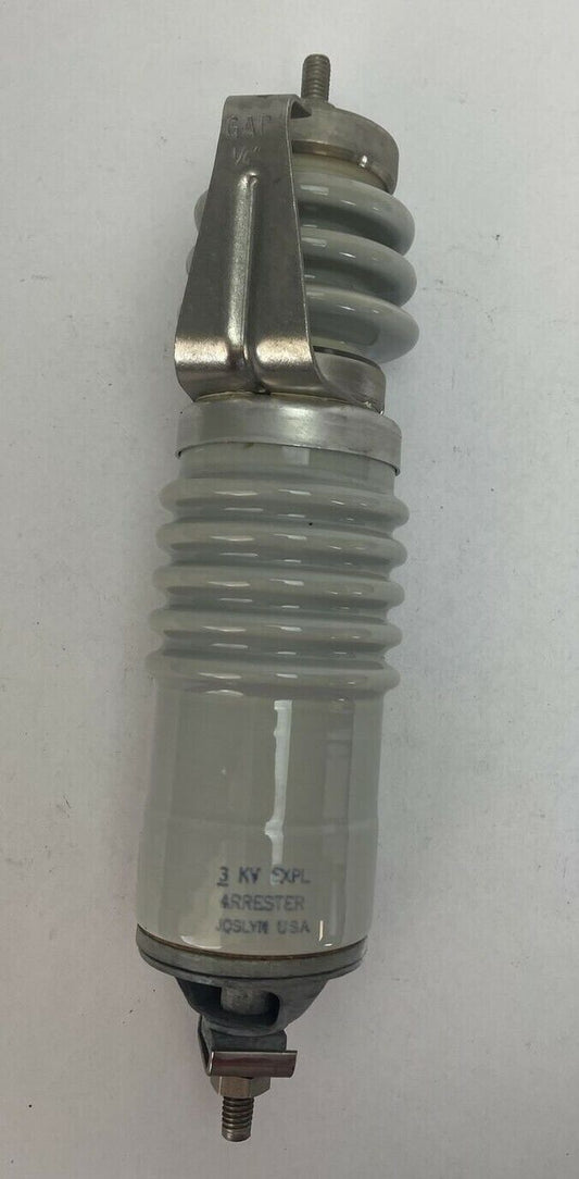 JOSLYN 3 KV EXPL PORCELAIN EXPULSION LIGHTNING ARRESTER