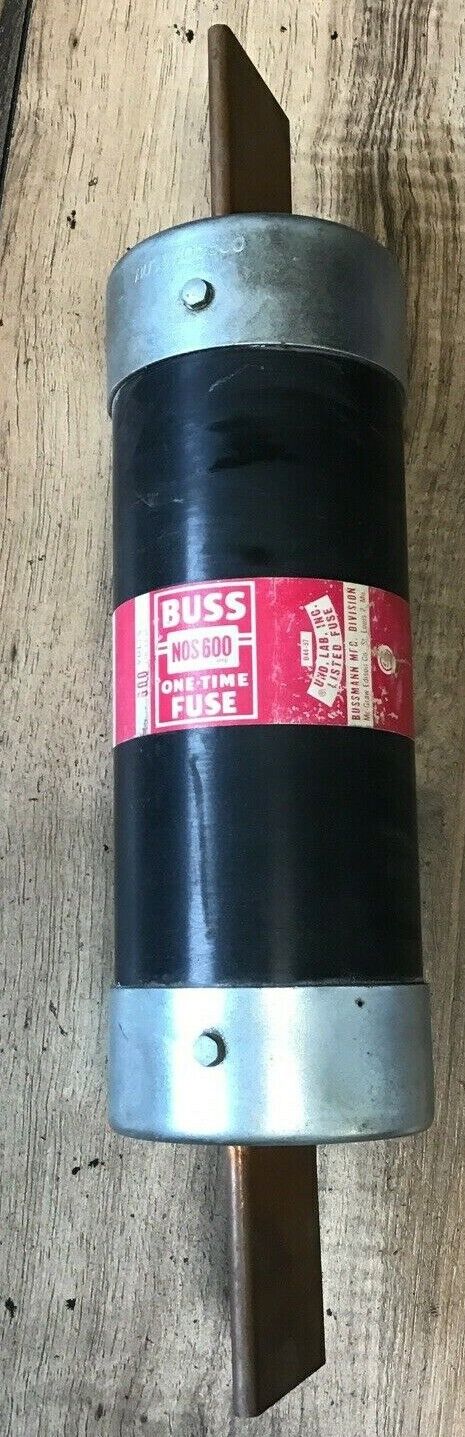 BUSS NOS600 ONE TIME FUSE 600VAC 600AMP