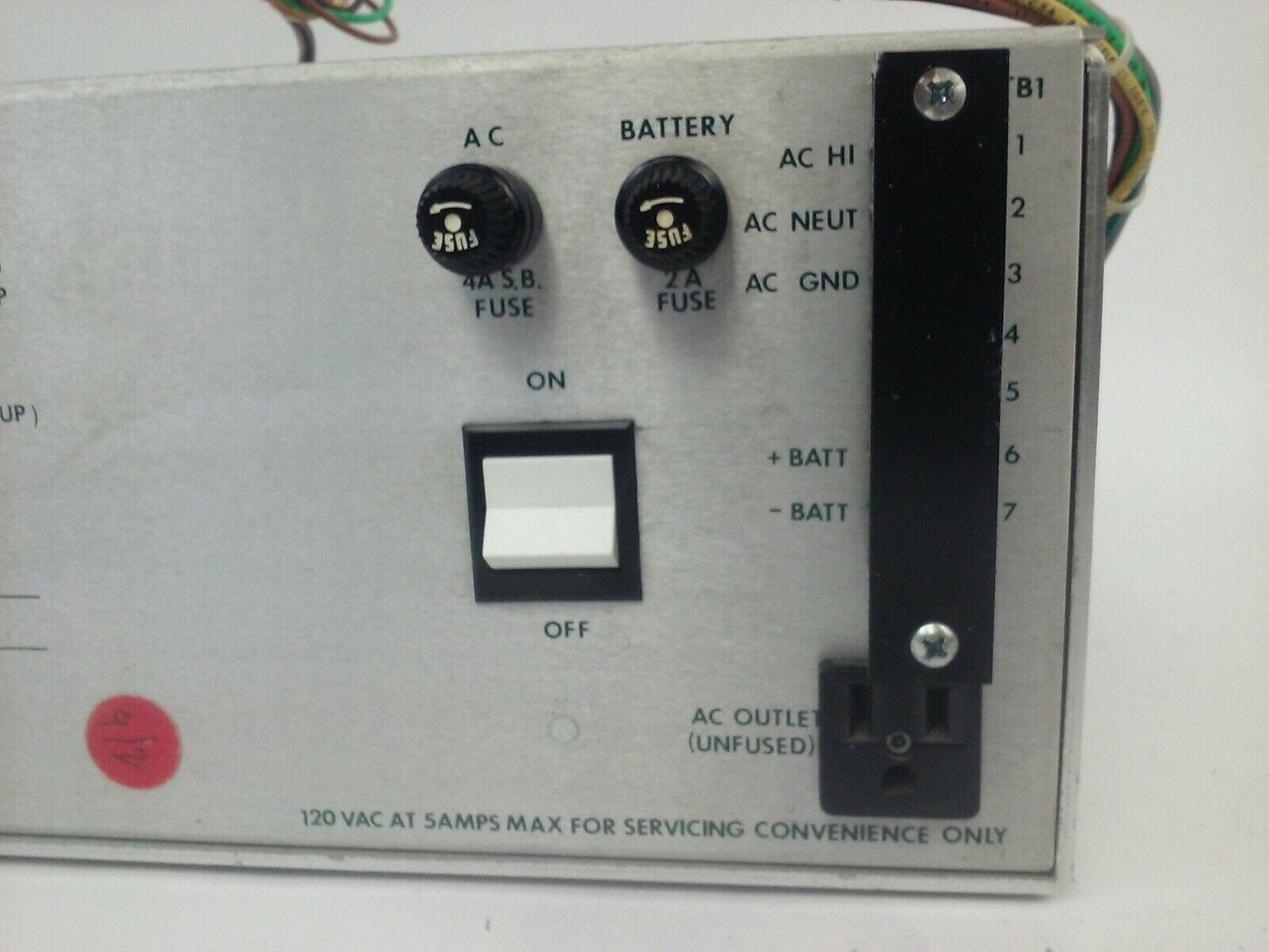 HONEYWELL PWRC475 CP475 POWER SUPPLY 120VAC @ 5 AMPS 157351142-001 REV B