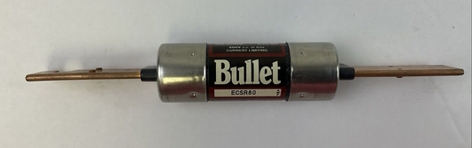 BULLET ECSR80 TIME DELAY DUAL ELEMENT CLASS RK5 FUSE 600VAC 80AMP