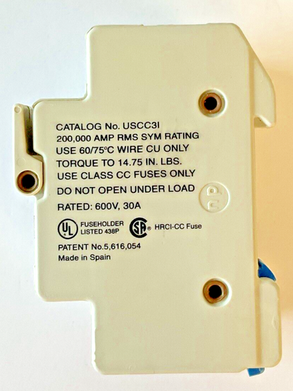GOULD USCC3I FUSE HOLDER 600V 30A***LOTOF2***