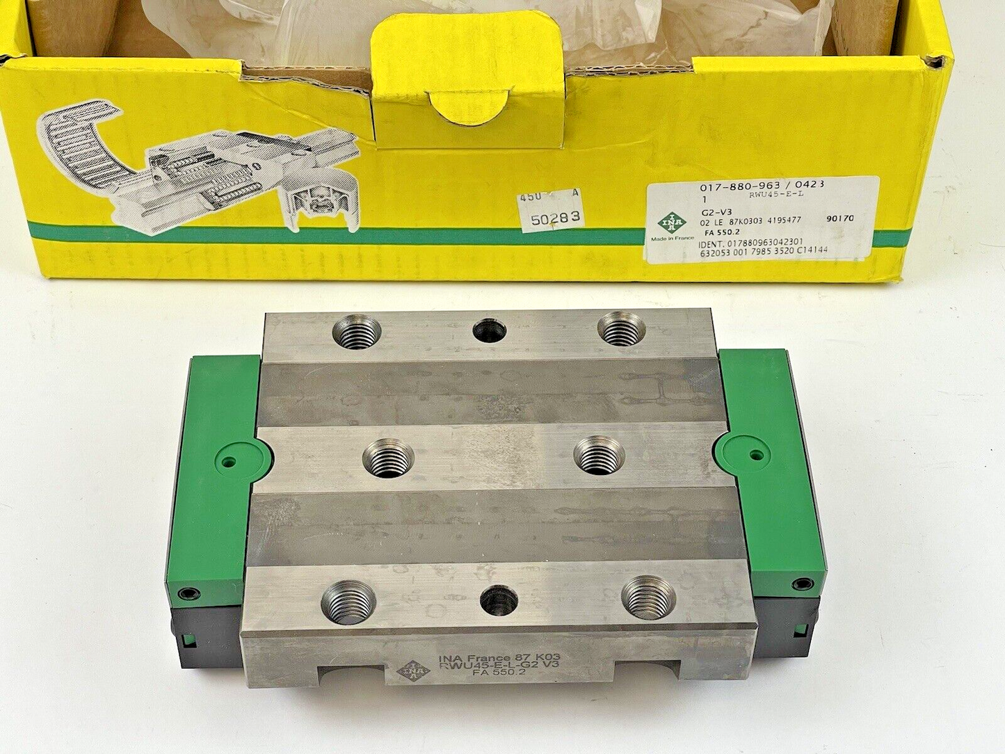 INA FRANCE - RWU45-E-L-G2 V3 - LINEAR CARRIAGE BLOCK - RWU45 - RWU45-E-L