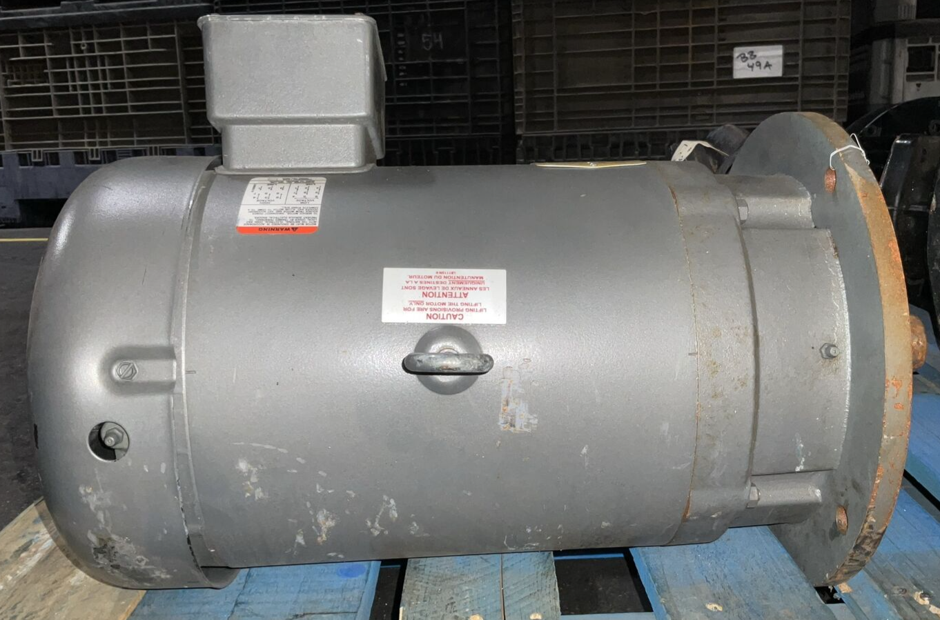 BALDOR RELIANCE MVM3714D MOTOR 1770RPM 208-230/460V 28-27/13.5AMP 3PH 10HP 7.5KW