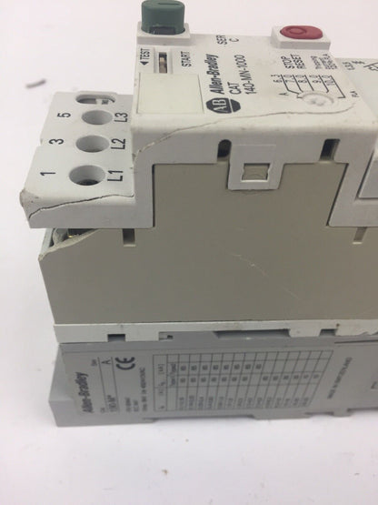 ALLEN BRADLEY 190-M* 140-MN-1000 MOTOR STARTER 100-C09* 100S 140-A210 COIL 120V