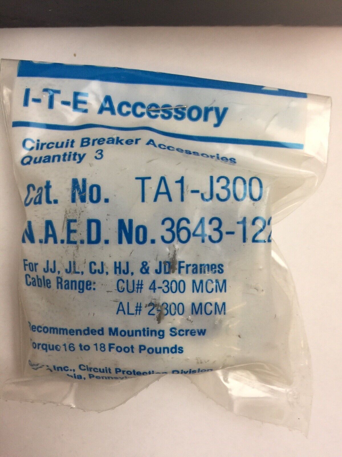 GOULD MD12TG FUSE HOLDER FOR SIZE 5 3POLE CLASS A40 A.C. MAGNETIC COMBINATION