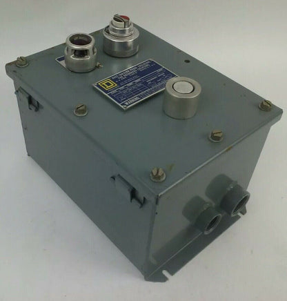 SQUARE D CLASS 8536 TYPE SBE2 8536-SBE2 DUST IGNITION PROOF ENCLOSURE START/STOP