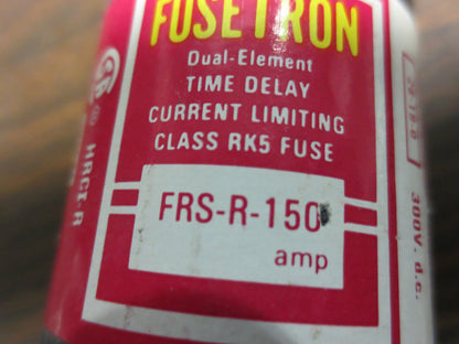 BUSSMANN FRS-R-150 FUSETRON TIME-DELAY FUSE 150A 600VAC 300VDC