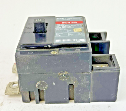 CUTLER-HAMMER - BWH2200 - 2 POLE,200A,240 VAC,60HZ TYPE BR MAIN CIRCUIT BREAKER