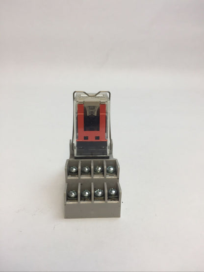 OMRON MY4N RELAY 110/120VAC PYF14A-C SOCKET SCREW TERMINAL 300V 10A (LOT OF 3)