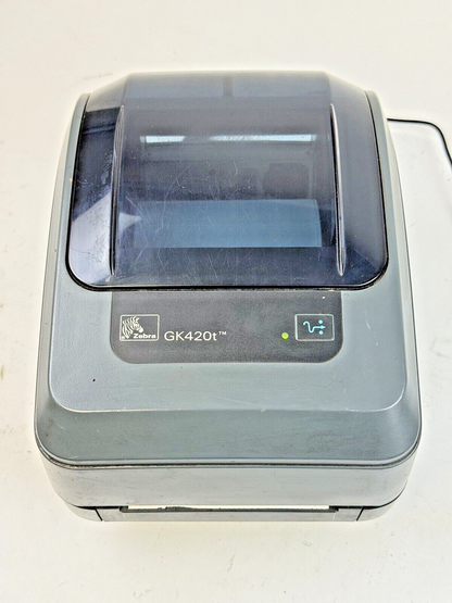 ZEBRA - GK420T - THERMAL LABEL PRINTER - USB ETHERNET - POWER CORD INCLUDED